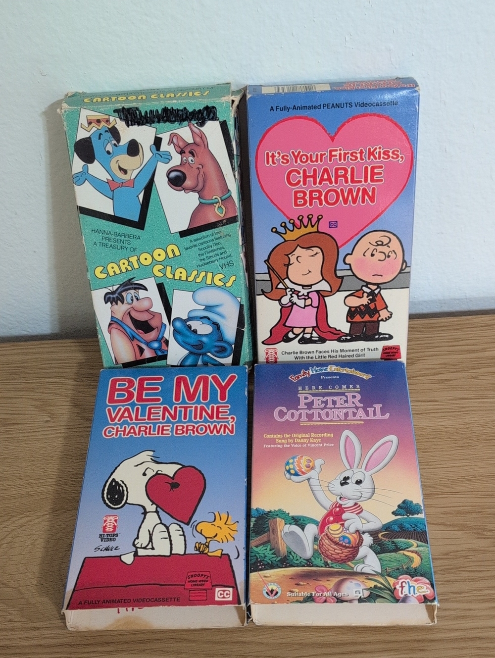 Vintage VHS Charlie Brown & Cartoons VHS Collection No